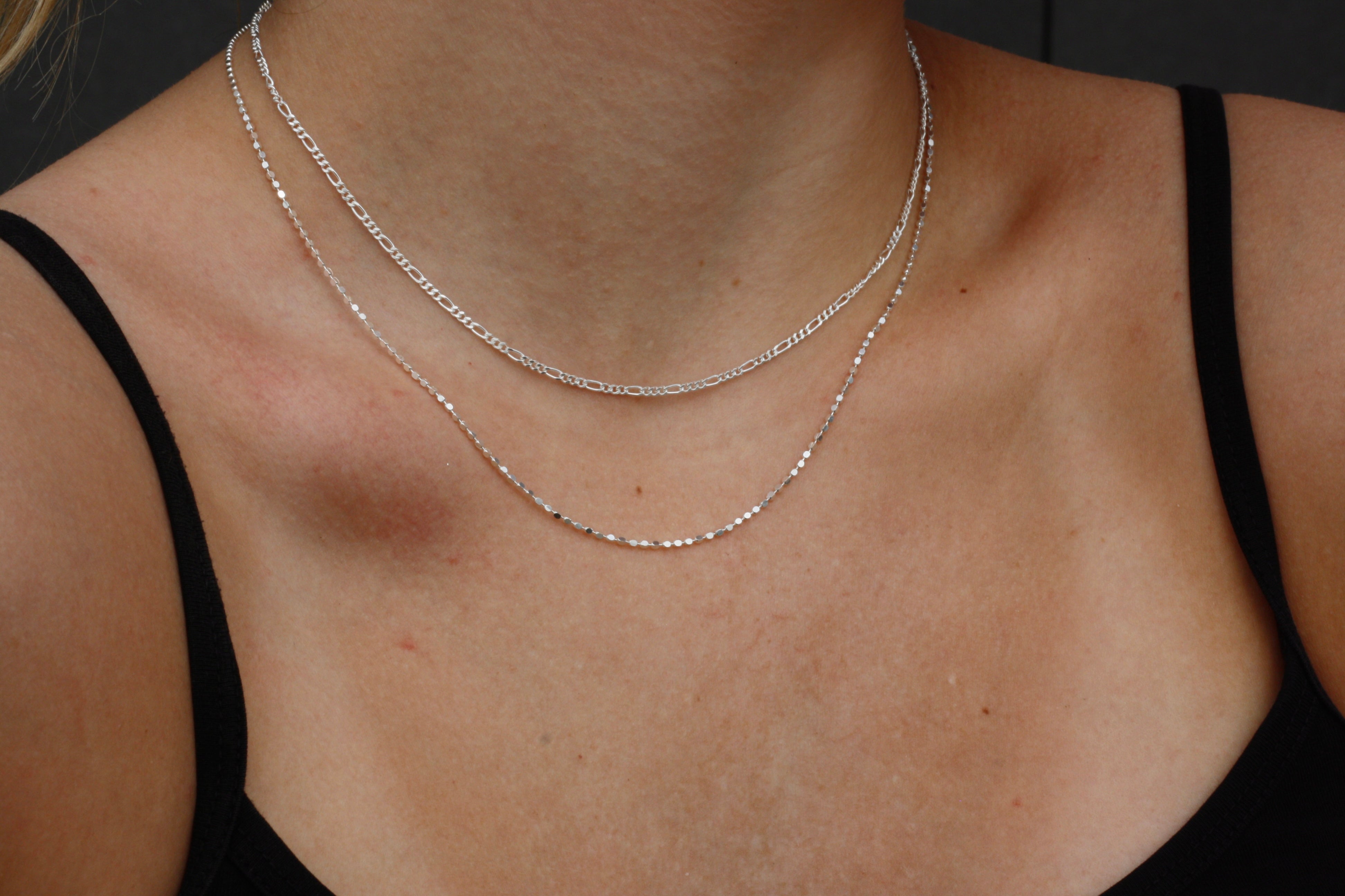 Mini Figaro Chain, Sterling Silver, Gold Vermeil, 18K Gold Vermeil, Men's Jewelry, Women's Jewelry, Figaro Chain, Chain, Necklace, Werith, Jewelry, Necklaces, Dainty Necklace, Fine Necklace, Sterling Silver Necklace, Silver Necklace, Gold Necklace, Gold Vermeil Necklace, Gold Chain, Gold Vermeil Chain, Silver Chain, Sterling Silver jewelry
