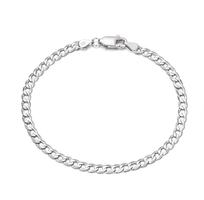 Italian Sterling Silver Cuban Bracelet