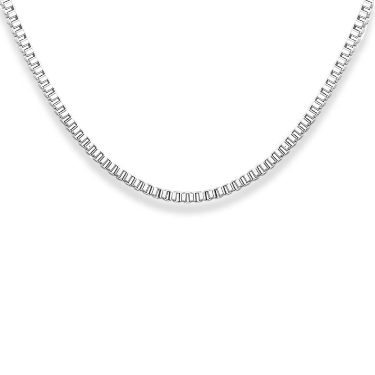 Sterling Silver Box Chain – Santorini Design
