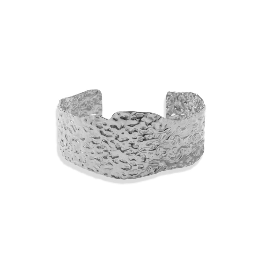 CHUNKY WRINKLE BANGLE CUFF BRACELET – Santorini Design